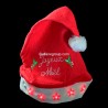 Light-Up Christmas Hat with Flashing LED Stars