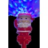 Musical light-up rattle Santa Claus