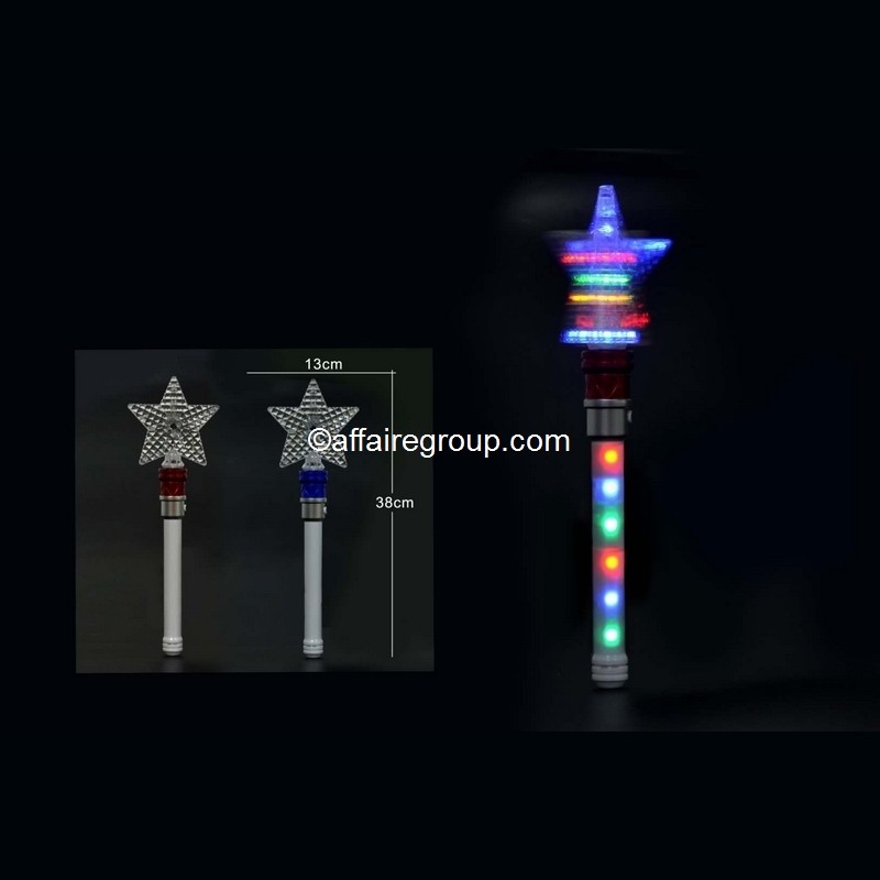 Bâton Hochet lumineux étoile Bâton Hochet lumineux étoile