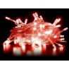 Guirlande lumineuse rouge 100 LED