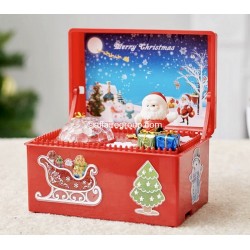 Light and musical Santa Claus Box