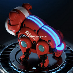 Perro robot luminoso