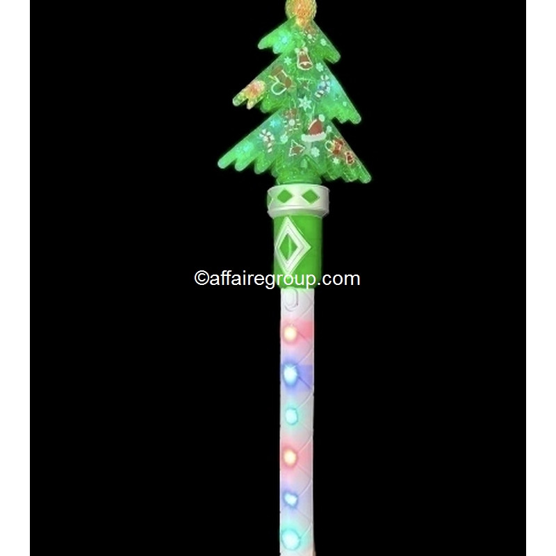 Christmas tree light-up rattle