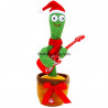 Cactus Père Noël guitare