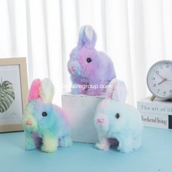 Animated plush rabbit