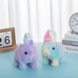 Peluche animée lapin