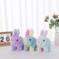 Animated plush rabbit