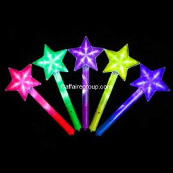 Barra luminosa de estrellas de colores