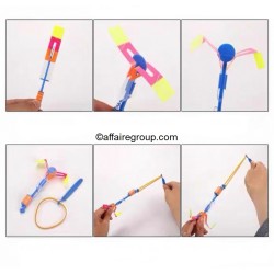 Hélicoptère lumineux élastique