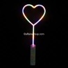 Palo de estrella con forma de corazón LED