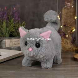 Peluche animée chat