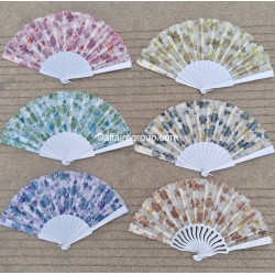 Éventail fleuri (X12 pièces)