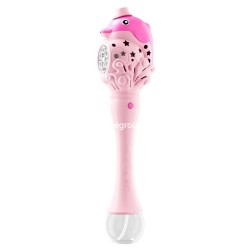 Colorful dolphin bubble wand