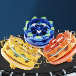 Lighted spinning top