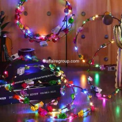 Diademas con coronas luminosas