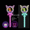 Luminous wand rattle
