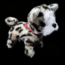Peluche animée à taches
