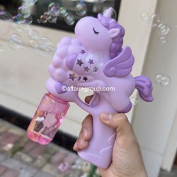 Pistolet licorne à bulles magique