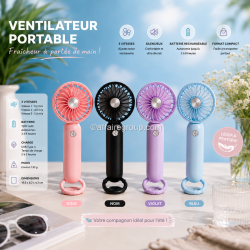 Ventilateur portable compact