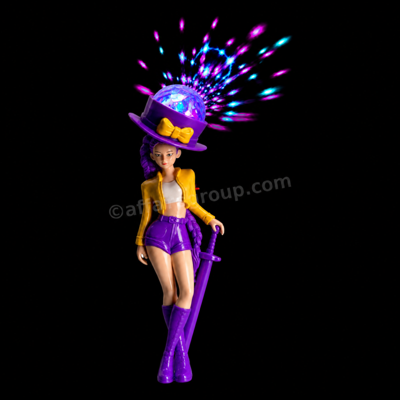 Sonajero de bailarina luminosa