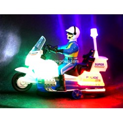 Moto de police jouet
